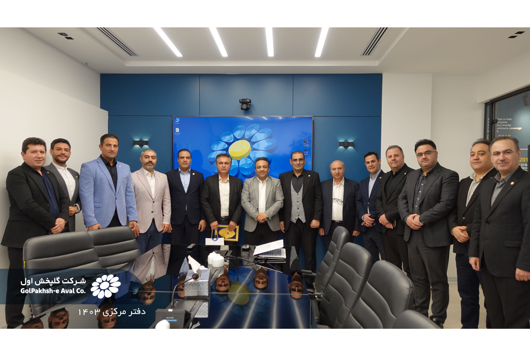 مراسم تودیع جناب آقایان مهندس عزیزی و معارفه جناب آقای مهندس خسروشاهی